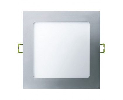 Квадратный встраиваемый светодиодный (LED) светильник 170х170х24 Navigator NLP-S1-12W-840-SL-LED 12Вт 4000К IP20 (71384) Серебро