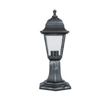 Садово-парковый светильник под лампу с цоколем E27 Navigator NOF-PG31-004-IP44-E27 Четырехгранник (80471) Черный под серебро
