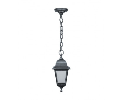 Садово-парковый светильник под лампу с цоколем E27 Navigator NOF-PG32-004-IP44-E27 Четырехгранник (80481) Черный под серебро