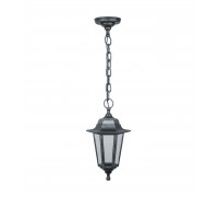 Садово-парковый светильник под лампу с цоколем E27 Navigator NOF-PG35-004-IP44-E27 Шестигранник (80486) Черный под серебро