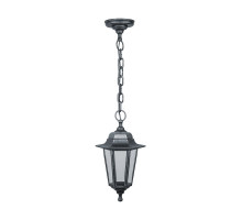 Садово-парковый светильник под лампу с цоколем E27 Navigator NOF-PG35-004-IP44-E27 Шестигранник (80486) Черный под серебро