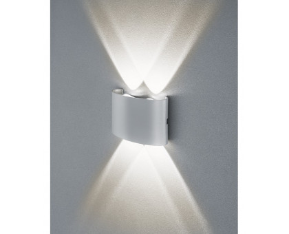 Накладной фасадный светодиодный (LED) светильник Navigator NOF-D-W-038-02 4Вт 3000K IP54 (80569) Серый