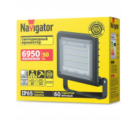 Светодиодный (LED) прожектор Navigator 80 671 NFL-02-50-4K-BL-LED 50 Вт Холодный белый свет