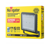 Светодиодный (LED) прожектор Navigator 80 676 NFL-02-150-6.5K-BL-LED 150 Вт Дневной белый свет