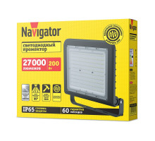 Светодиодный (LED) прожектор Navigator 80 677 NFL-02-200-4K-BL-LED 200 Вт Холодный белый свет