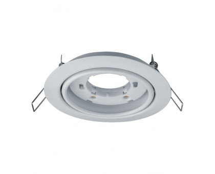 Круглый встраиваемый светильник под лампу GX53 Navigator NGX-R5-001-GX53 IP20 120х40 мм (93030) Белый поворотный