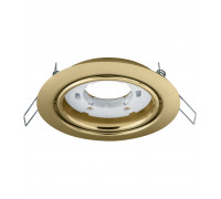 Круглый встраиваемый светильник под лампу GX53 Navigator NGX-R5-002-GX53 IP20 120х40 мм (93031) Золото поворотный