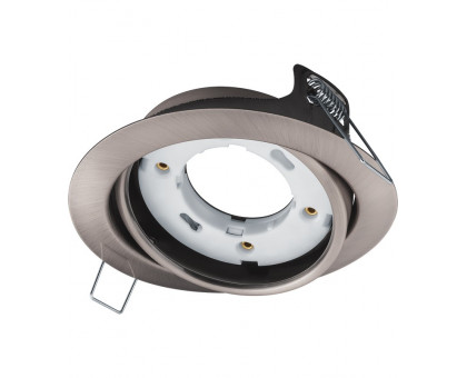 Круглый встраиваемый светильник под лампу GX53 Navigator NGX-R5-004-GX53 IP20 120х40 мм (93033) Сатин-Хром поворотный