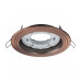 Круглый встраиваемый светильник под лампу GX53 Navigator NGX-R6-006-GX53 IP20 115х40 мм (93042) Черненая медь 2 круга