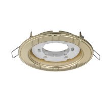 Круглый встраиваемый светильник под лампу GX53 Navigator NGX-R7-002-GX53 IP20 115х40 мм (93045) золото полосы