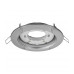 Круглый встраиваемый светильник под лампу GX53 Navigator NGX-R8-005-GX53 IP20 116х38 мм (93055) хром-серебро волна