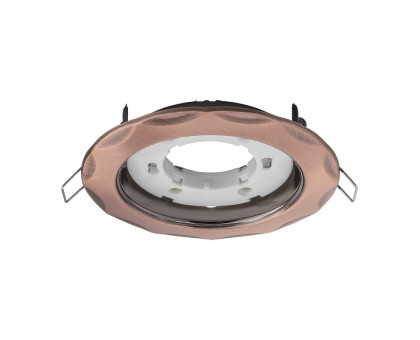 Круглый встраиваемый светильник под лампу GX53 Navigator NGX-R9-006-GX53 IP20 116х38 мм (93063) Черненая медь звезда