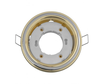 Круглый встраиваемый светильник под лампу GX53 Navigator NGX-R10-002-GX53 IP20 106х38 мм (93066) золото-хром 2 цвета