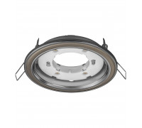Круглый встраиваемый светильник под лампу GX53 Navigator  NGX-R10-006-GX5 IP20 106х38 мм (93070) хром-черный 2 цвета