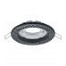 Круглый встраиваемый светильник под лампу GX53 Navigator NGX-R11-004-GX53 IP20 110х20 мм (93075) Черный хром-серебро сетка