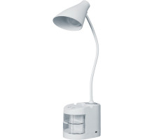 Настольная светодиодная (LED) лампа Navigator NDF-D036-5W-4K-WH-LED 5Вт 4000K Дневной белый свет (93159) Белый на основании