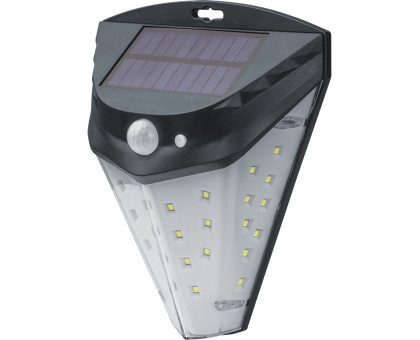Фасадный светодиодный (LED) светильник на солчнечной батарее Navigator NSL-20 (93227) с датчиком движения