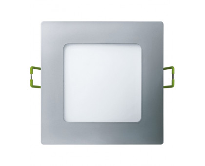 Квадратный встраиваемый светодиодный (LED) светильник 120х120х24 Navigator NLP-S1-7W-840-SL-LED 7Вт 4000К IP20 (94455) Серебро