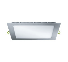 Квадратный встраиваемый светодиодный (LED) светильник 225х225х24 Navigator NLP-S1-19W-840-SL-LED 19Вт 4000К IP20 (94459) Серебро
