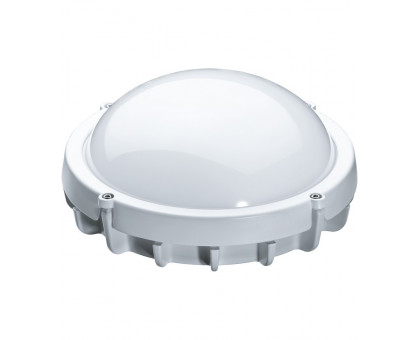 Круглый накладной (LED) светильник ЖКХ ДПБ Navigator NBL-R1-12-4K-WH-IP65-LED 12Вт 4000K IP65 171х77 мм (94826) Белый