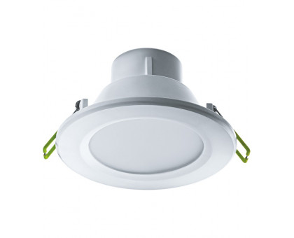 Круглый встраиваемый (LED) светильник даунлайт 121х67 Navigator NDL-P1-10W-840-WH-LED 10Вт 4000К IP44 (94836) Белый