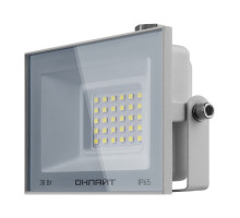 Светодиодный (LED) прожектор ОНЛАЙТ OFL-30-6K-WH-IP65-LED 30Вт 6000K IP65 (90135) Белый