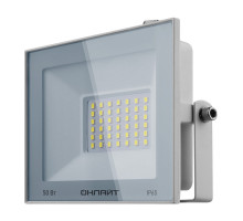 Светодиодный (LED) прожектор ОНЛАЙТ OFL-50-6K-WH-IP65-LED 50Вт 6000K IP65 (90137) Белый