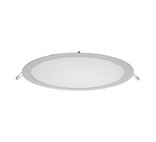 Круглый встраиваемый светодиодный (LED) светильник 295х295х20 Онлайт OLP-R1-24W-R300-4K-WH-LED 24Вт 4000K IP20(90147) Белый