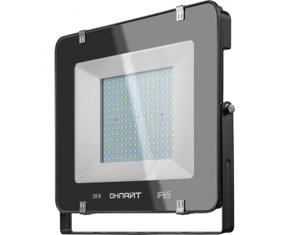 Светодиодный (LED) прожектор ОНЛАЙТ 14 345 OFL-200-6.5K-BL-IP65-LED 200 Вт Дневной белый свет