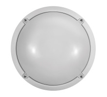 Круглый накладной (LED) светильник ЖКХ ДПБ Онлайт OBL-R1-12-6.5K-WH-IP65-LED 12Вт 6500K IP65 218х83 мм (61194) Белый