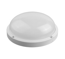 Круглый накладной (LED) светильник ЖКХ ДПБ Онлайт OBL-R3-18-4K-WH-IP65-LED 18Вт 4000K IP65 224х84 мм (61951) Белый