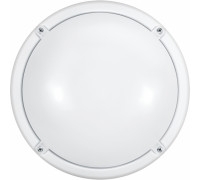 Круглый накладной (LED) светильник ЖКХ ДПБ Онлайт OBL-R1-12-4K-WH-IP65-LED 12Вт 4000K IP65 218х83 мм (71686) Белый