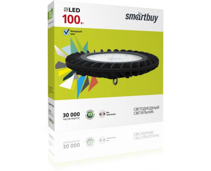 Подвесной промышленный светодиодный (LED) светильник HIGHBAY 280х131 Smartbuy 100Вт 6400K IP65 (HB100w-120dNew) для высоких пролетов