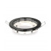 Круглый встраиваемый светильник под лампу GX53 Smartbuy IP20 100 мм (SB-Svet-Black) Черный