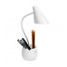 Настольный светодиодный (LED) светильник Smartbuy 5Вт 4000K Дневной белый свет (SBL-DL-5-alu-w) Белый с органайзером, с регулирвкой яркости свечения