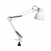 Настольная LED лампа с цоколем Е27 Smartbuy SBL-DLc-E27-w Белый на струбцине