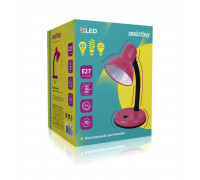 Настольная LED лампа с цоколем Е27 Smartbuy SBL-DeskL-Pink Розовый