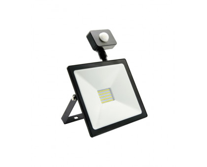 Светодиодный (LED) прожектор Smarbuy SBL-FLSen-30-65K 30 Вт IP65 Дневной белый свет с датчиком движения