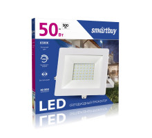 Светодиодный (LED) прожектор FL SMD White Smartbuy 50 Вт IP65 Дневной белый свет(SBL-FLWhite-50-65K) Белый