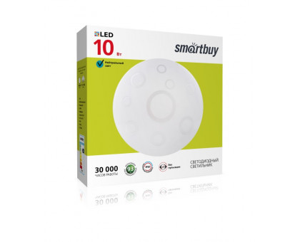 Декоративный светодиодный (LED) светильник Smartbuy 10Вт 6000K 230х85 мм (SBL-Ring-10-W-6K)