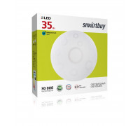 Декоративный светодиодный (LED) светильник Smartbuy 35Вт 6000K 450х120 мм (SBL-Ring-35-W-6K)
