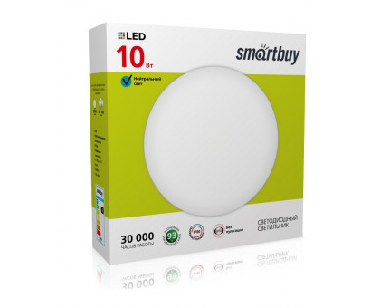 Декоративный светодиодный (LED) светильник Smartbuy 10Вт 6000K 230х85 мм (SBL-White-10-Wt-6K)