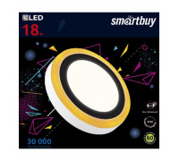 Круглый накладной (LED) светильник 245х10 Smartbuy 18Вт 6500/Оранжевый IP20 (SBL1-DLB-18-65K-O) Белый