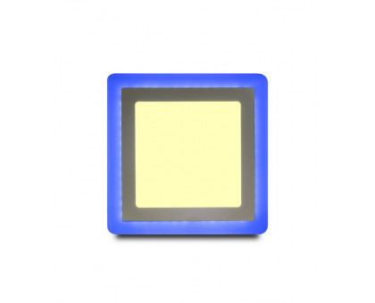 Квадратный встраиваемый (LED) светильник 195х195х10 Smartbuy 13Вт 3000/Синий IP20 (SBLSq-DLB-13-3K-B) Белый