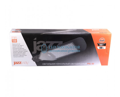 Консольный уличный светодиодный (LED) светильник Jazzway PSL 02 100w 5000K GR IP65 100Вт 5000K (5005822) Дневной белый свет