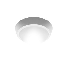 Круглый накладной (LED) светильник ЖКХ ДПБ Jazzway PBH-PC-RA 8w 4000K WHITE IP65 8Вт 170х76 мм (1024589) Белый