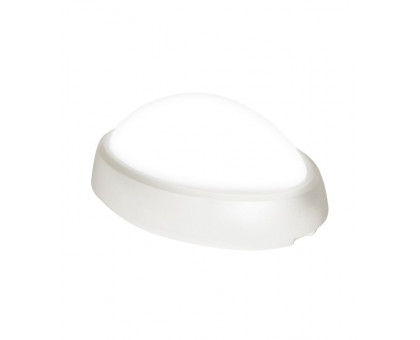 Круглый накладной (LED) светильник ЖКХ ДПБ Jazzway PBH-PC-OA 12w 4000K WHITE IP65 12Вт 188х128х62 мм (1024602A) Белый