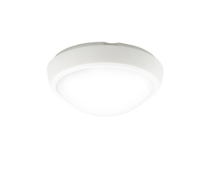 Круглый накладной (LED) светильник ЖКХ ДПБ Jazzway PBH-PC-RA 12w 4000K WHITE IP65 12Вт 170х76 мм (1024626A) Белый