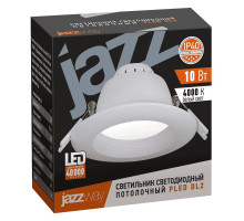 Круглый встраиваемый (LED) светильник Downlight 120х67 Jazzway PLED DL2 10W Fr/Wh 4000K IP40 (1026842) Белый