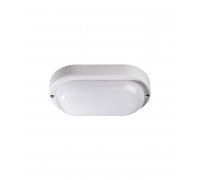 Овальный накладной (LED) светильник ЖКХ ДПБ Jazzway PBH-PC2-OA 8W 4000K IP65 8Вт 160х90х45 мм (1035653) Белый